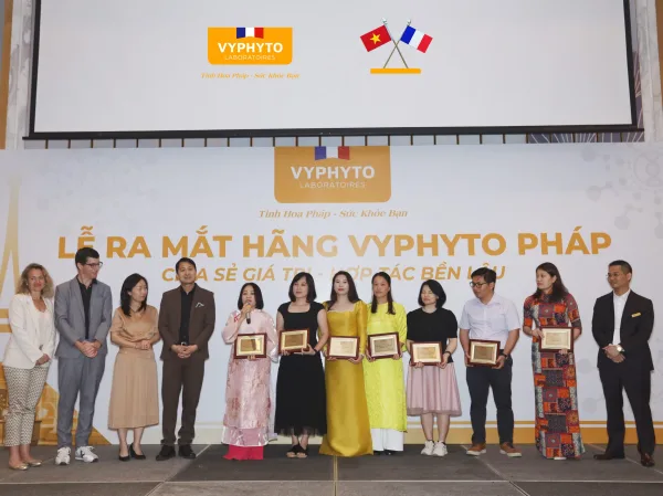 Sự kiện ra mắt nhãn hàng Vyphyto Pháp tại Việt Nam!