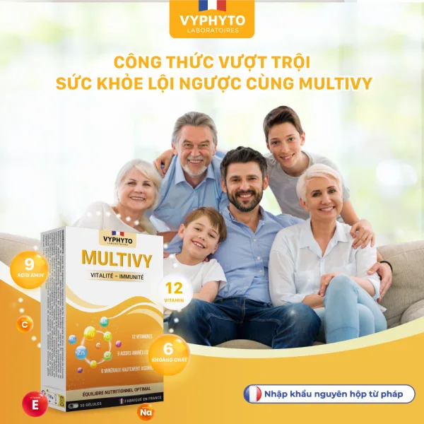 CÔNG THỨC VƯỢT TRỘI, SỨC KHỎE LỘI NGƯỢC CÙNG MULTIVY